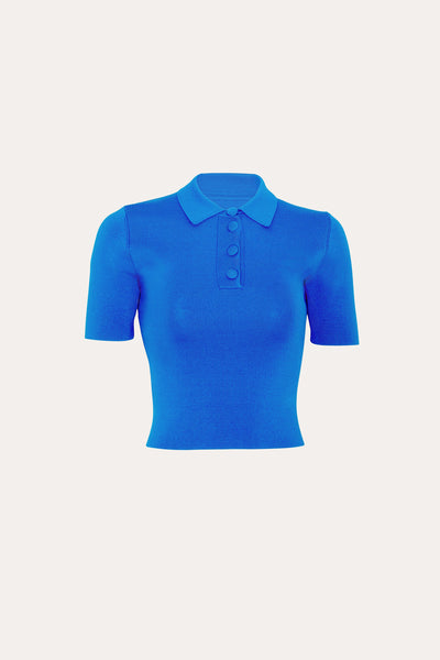 Skylar Milano Sculpt Cropped Polo
