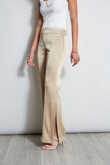 Satin Side Slit Pant