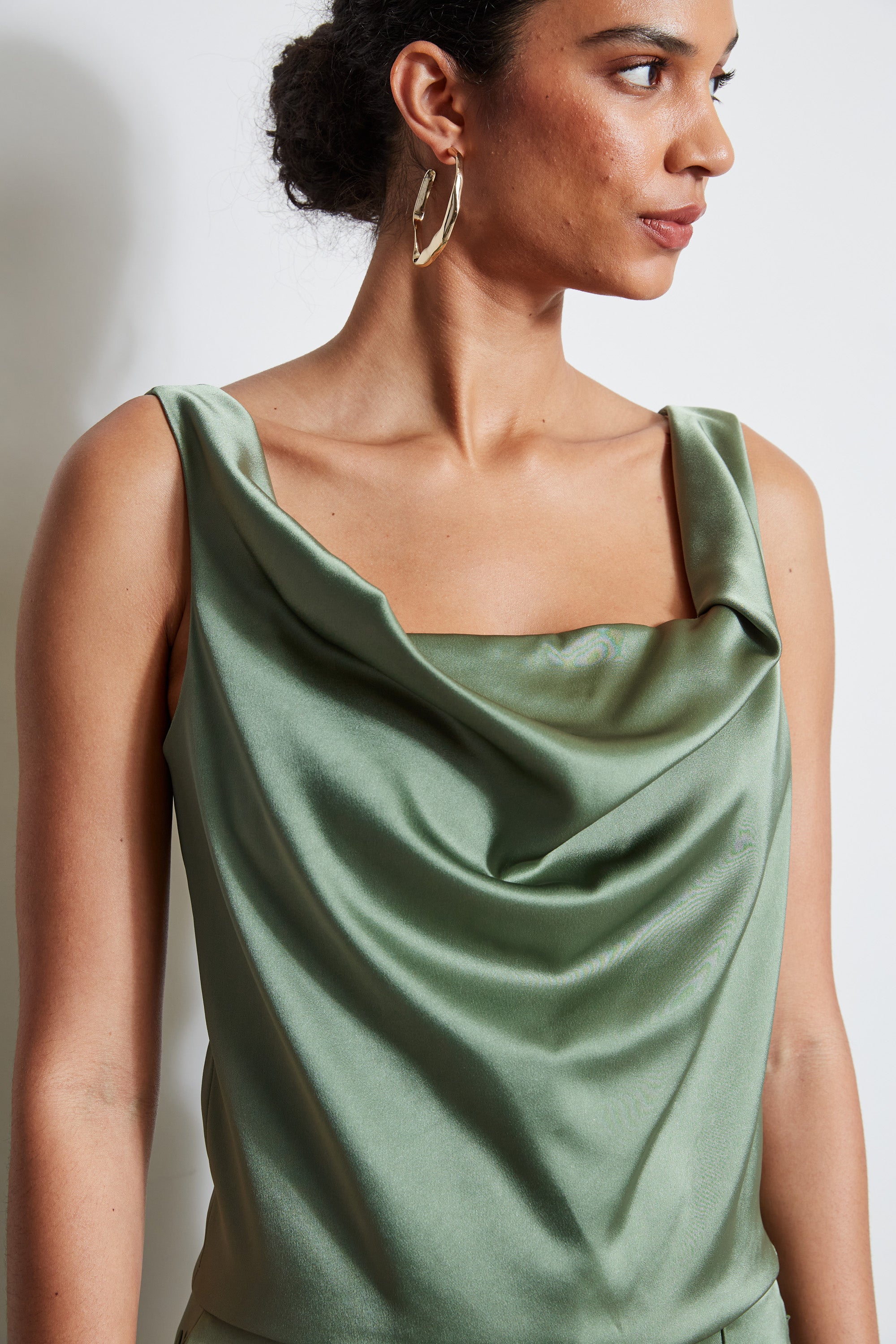 Satin Cowl Cami  Elie Tahari