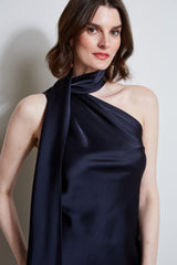 Satin Scarf Dress