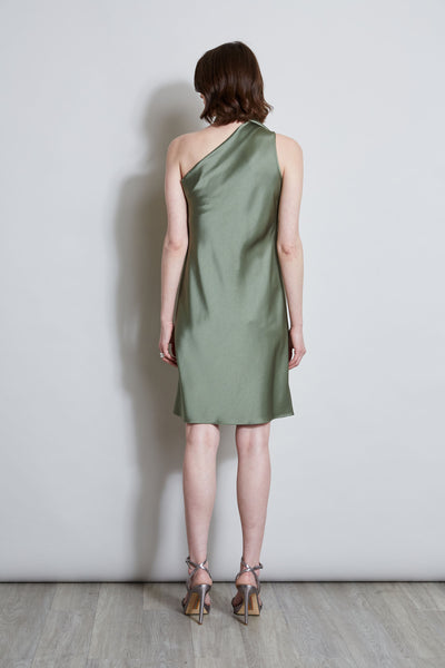 Satin Scarf Dress Image 5