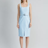 Scallop Melange Dress