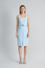 Scallop Melange Dress