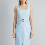 Scallop Melange Dress