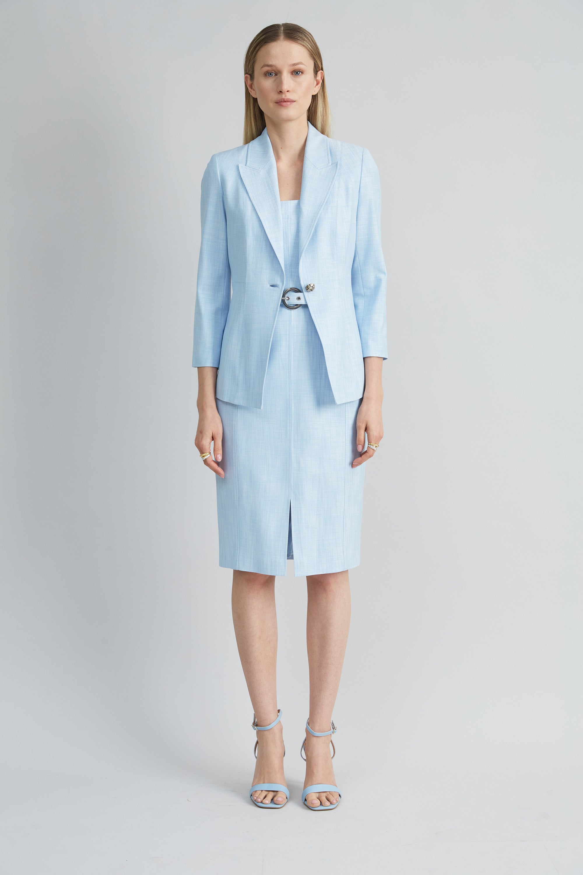 Scallop Melange Dress