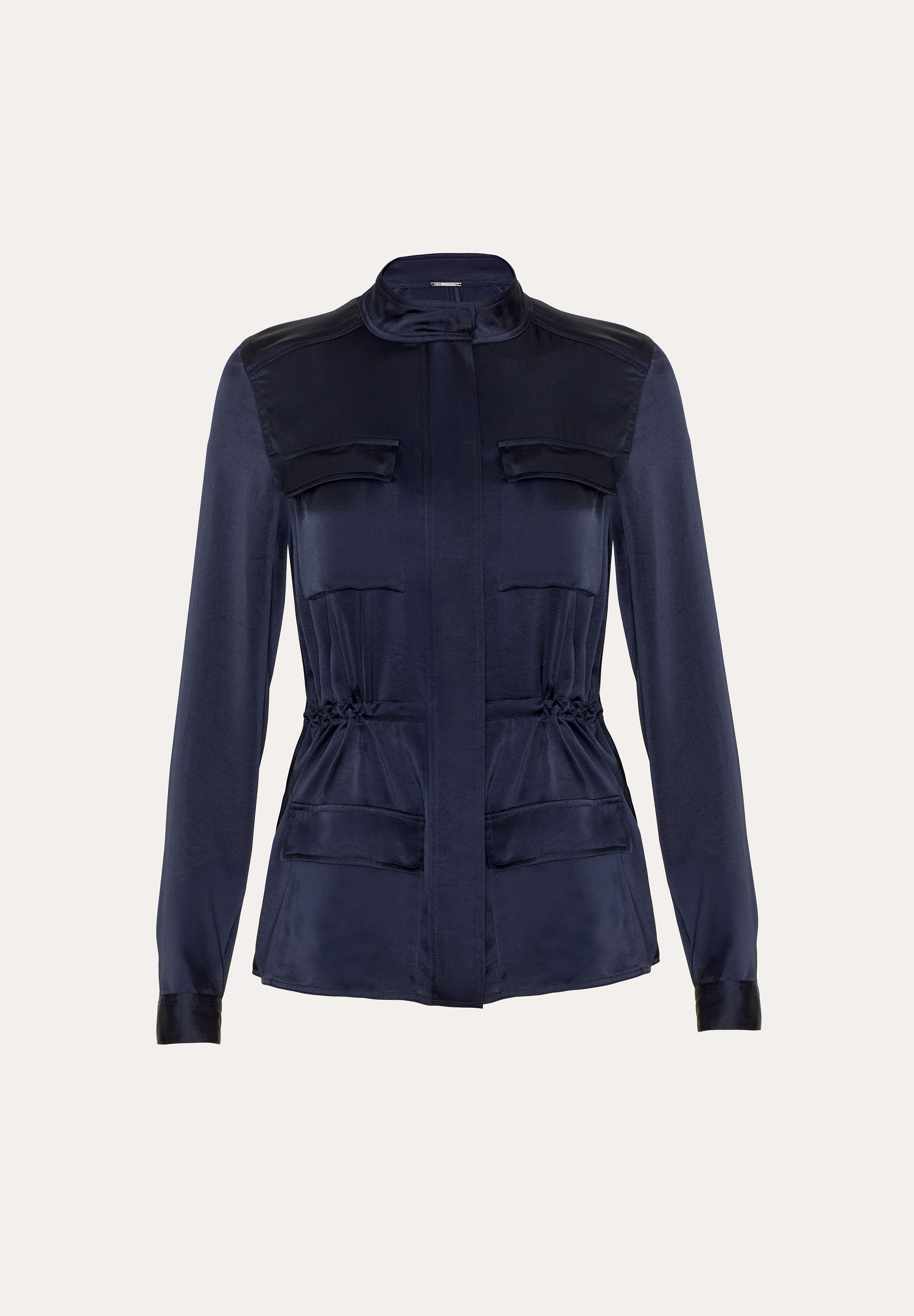 Olivia Utility Satin Jacket