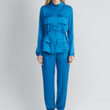 Satin Utility Jacket