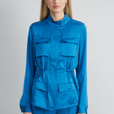 Satin Utility Jacket