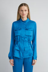 Satin Utility Jacket