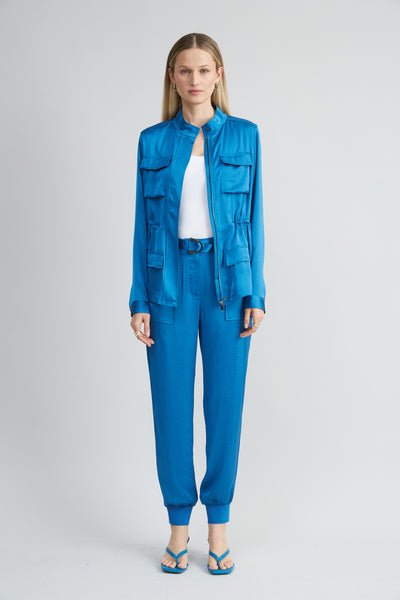 Satin Utility Jacket Image 4