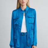 Satin Utility Jacket