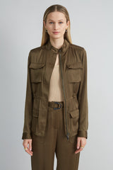 Satin Utility Jacket