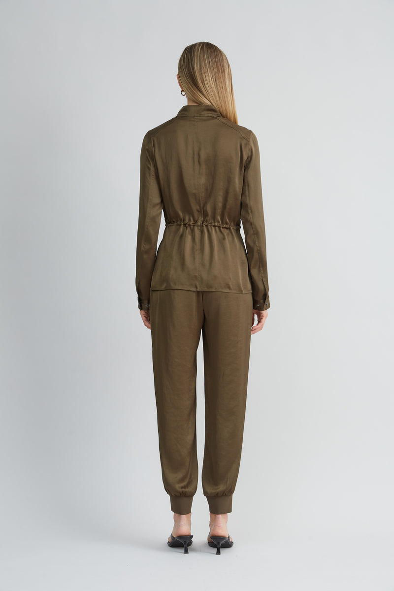 Satin Utility Jacket