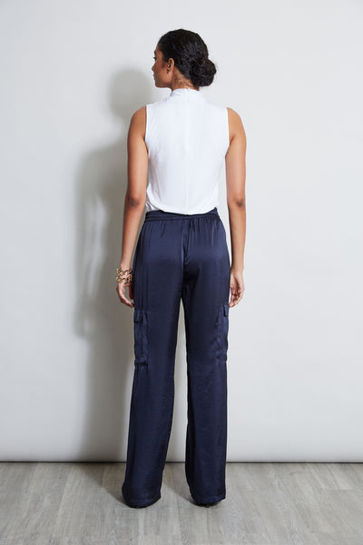 Relaxed Satin Cargo Pant Image 6