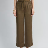 Satin Wide Leg Pant