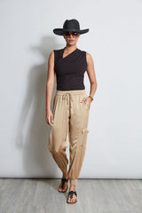 Satin Cargo Pant