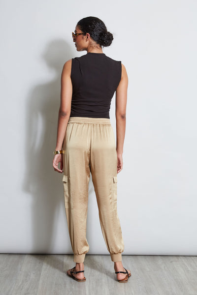 Satin Cargo Pant Image 6
