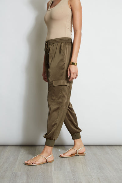Satin Cargo Pant Image 5