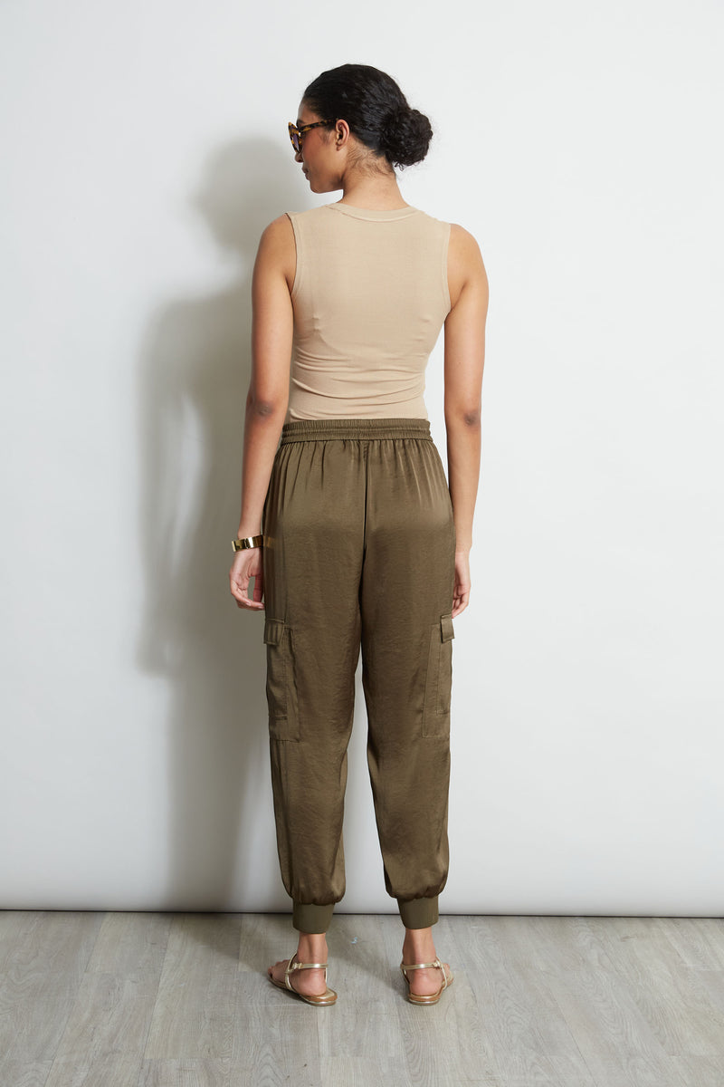 Satin Cargo Pant