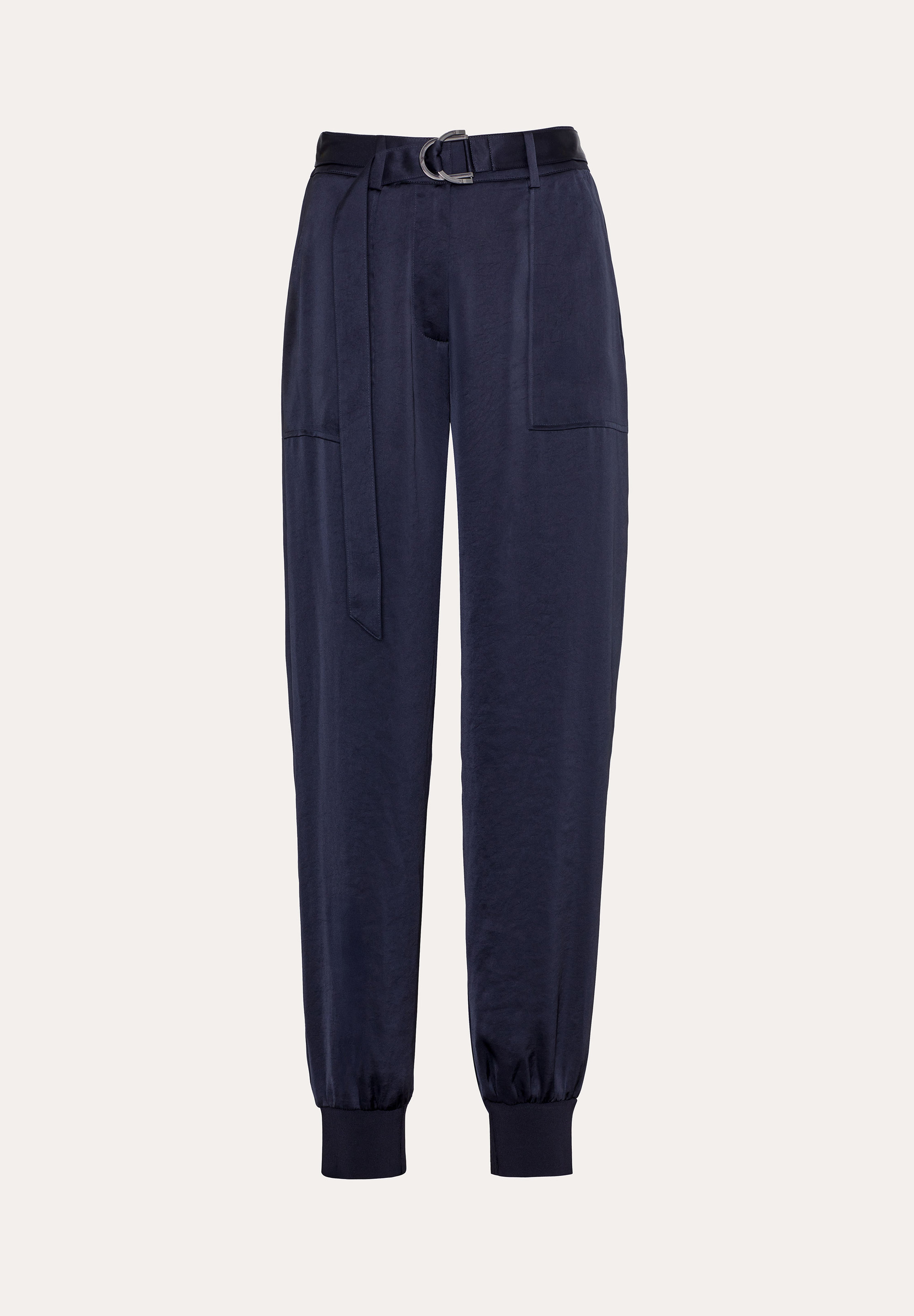Olivia Satin Belted Cargo Pant