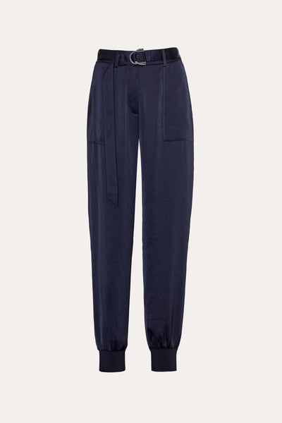 Olivia Satin Belted Cargo Pant