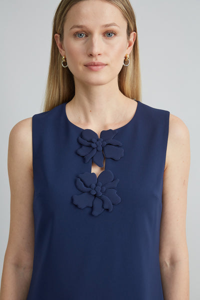 Flower Shift Dress Image 3