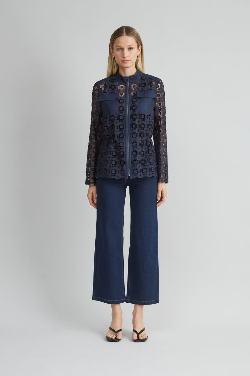 Lace Utility Jacket