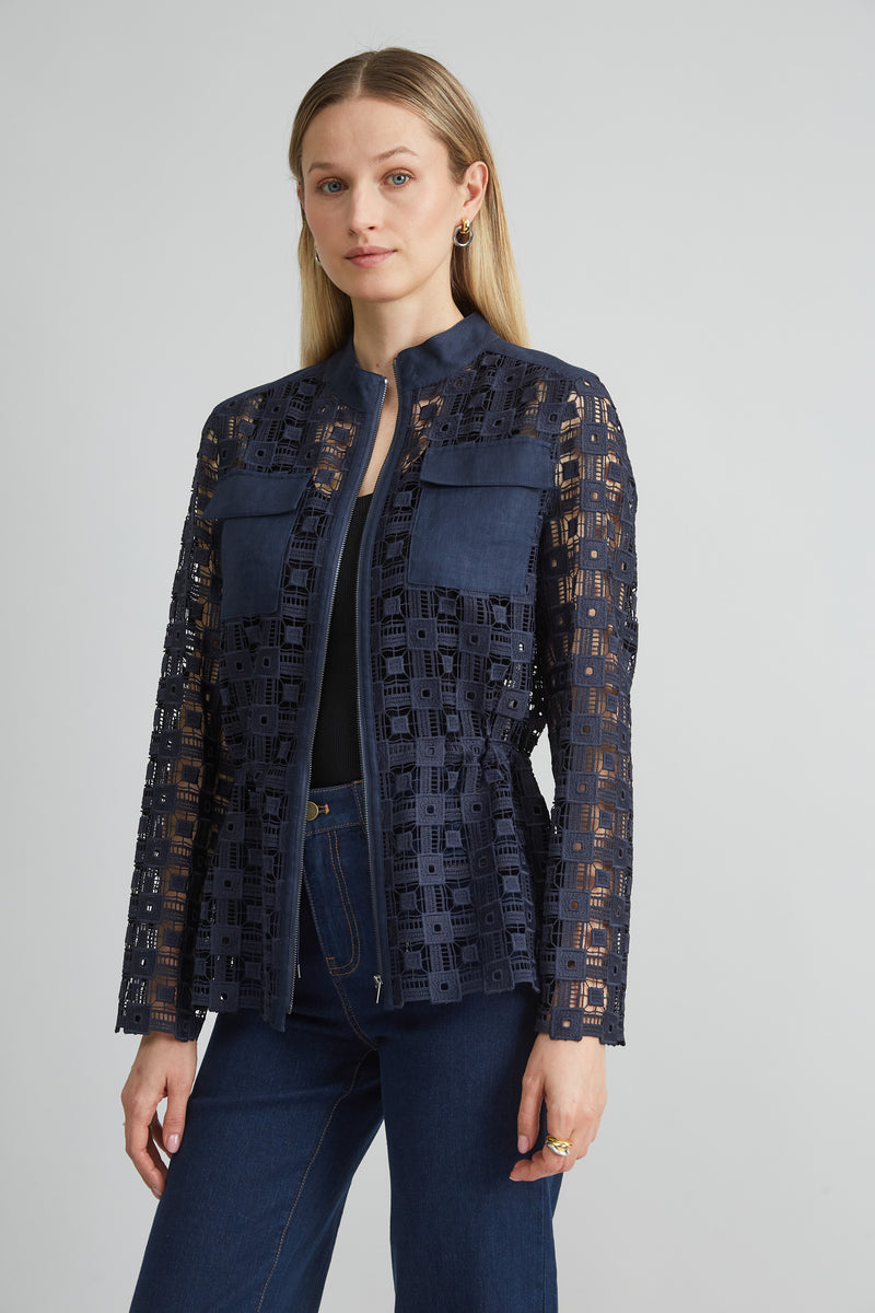 Lace Utility Jacket