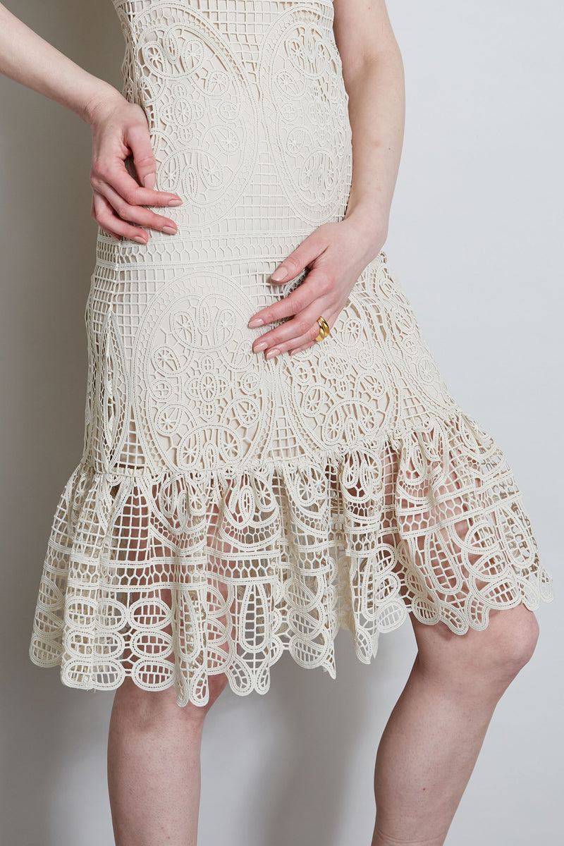 Mosaic Lace Dress