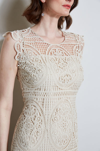 Mosaic Lace Dress Image 3