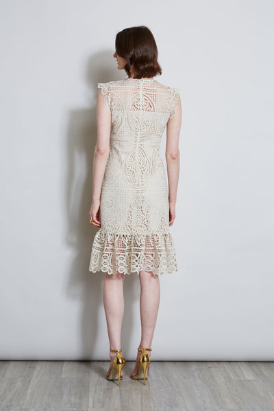 Mosaic Lace Dress Image 5