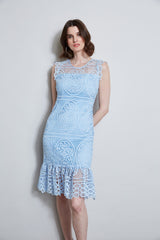 Mosaic Lace Dress