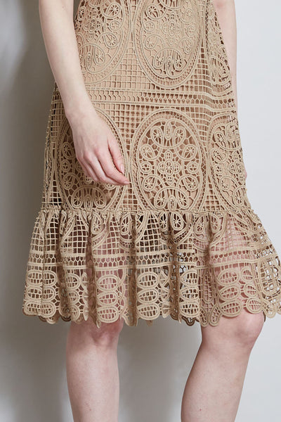 Mosaic Lace Dress Image 4