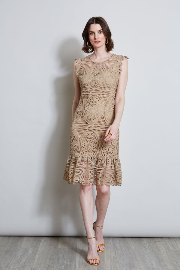 Mosaic Lace Dress Elie Tahari