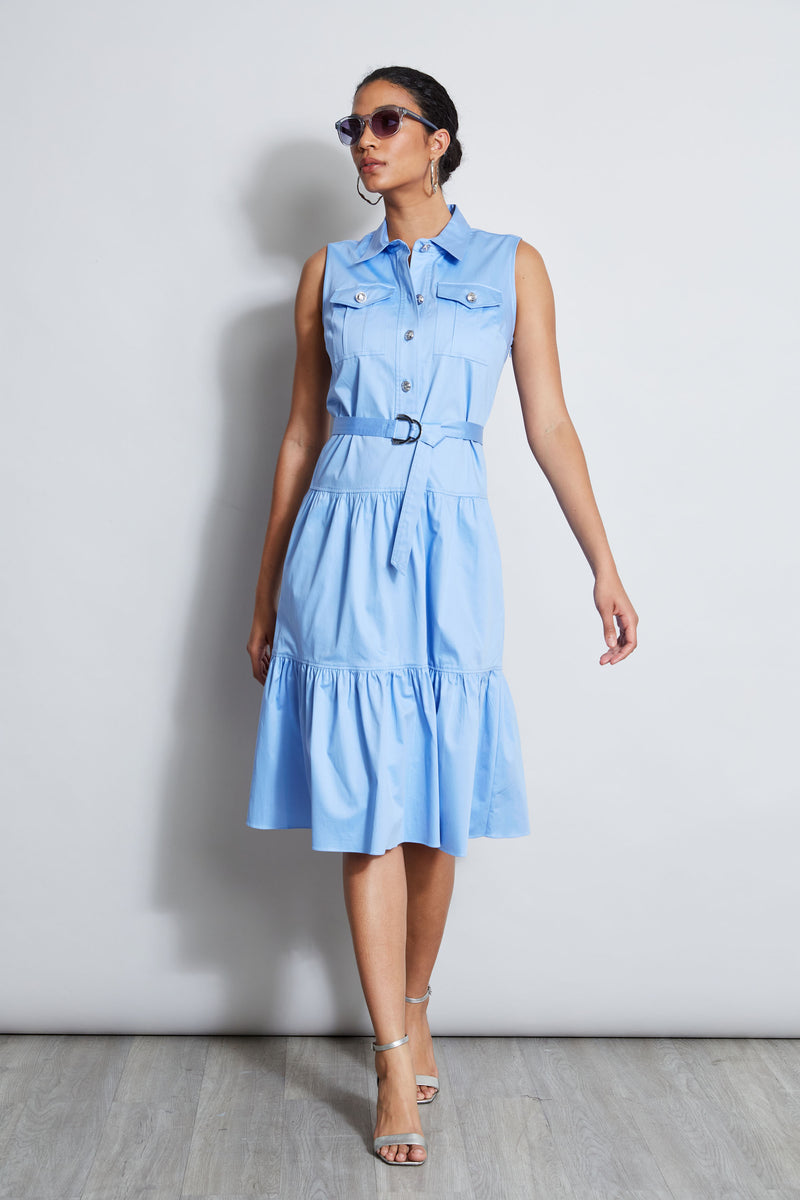 Cotton Utility Dress Elie Tahari Cotton Utility Dress Elie Tahari
