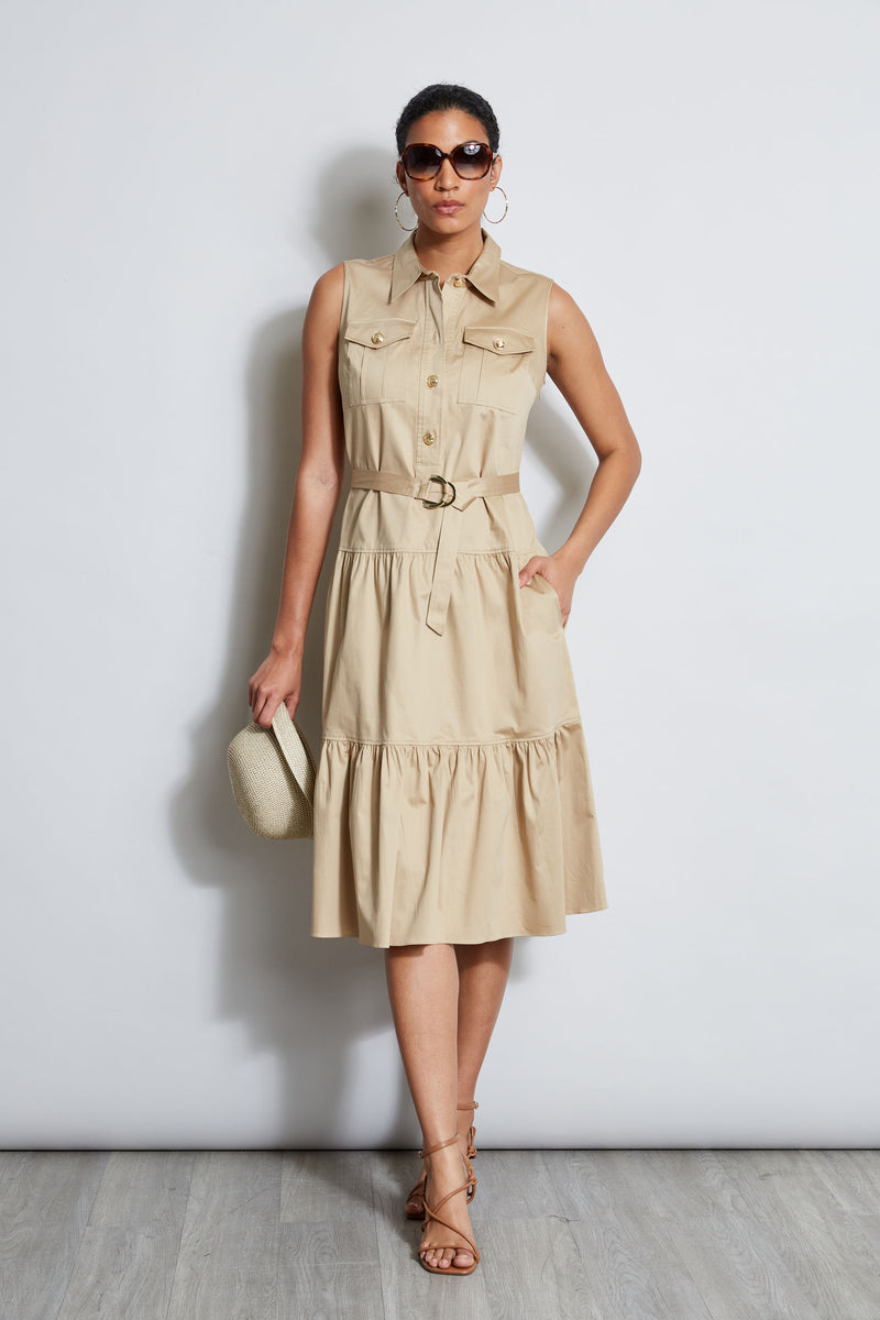 Cotton Utility Dress Elie Tahari Cotton Utility Dress Elie Tahari