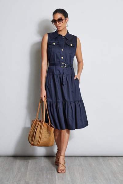 Cotton Utility Dress Image 1