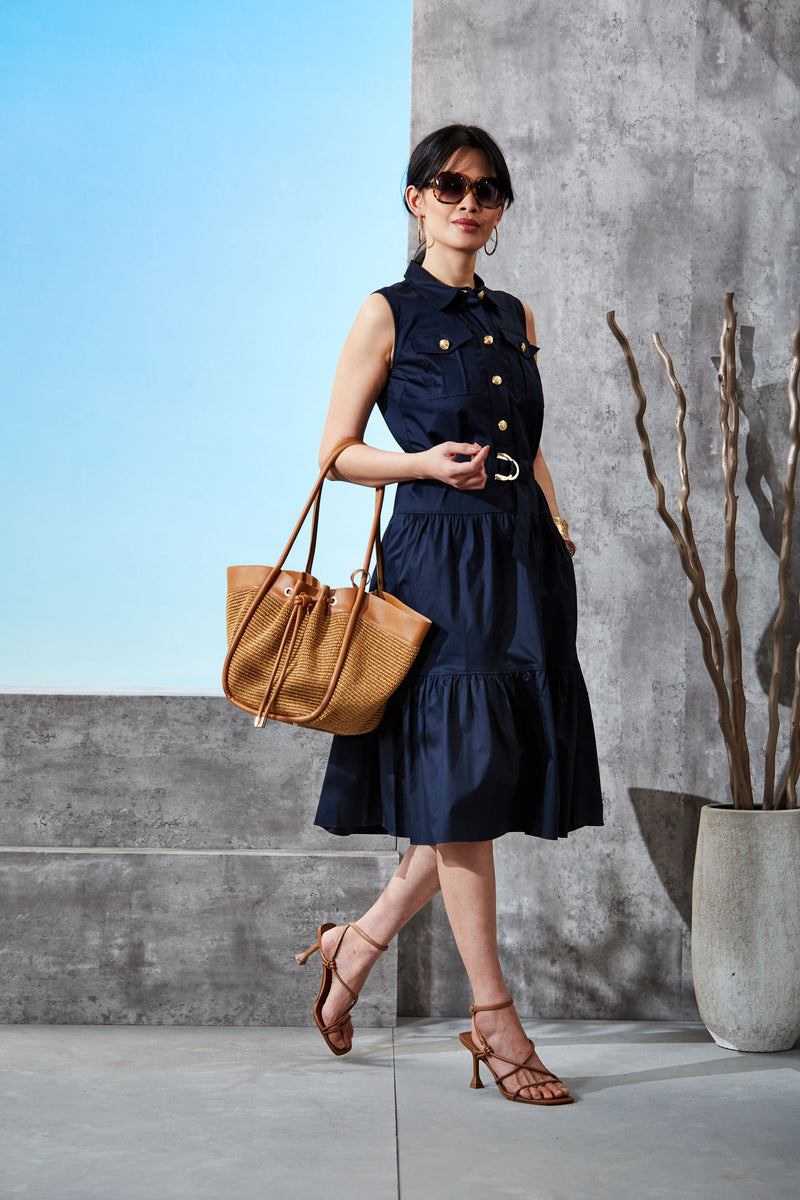 Cotton Utility Dress