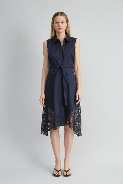 Cotton Lace Hem Dress STARGAZER / 2 Cotton Lace Hem Dress STARGAZER / 2