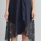 Cotton Lace Hem Dress