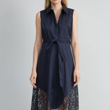 Cotton Lace Hem Dress