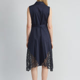 Cotton Lace Hem Dress