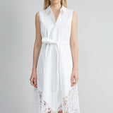 Cotton Lace Hem Dress
