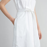 Cotton Lace Hem Dress