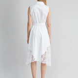 Cotton Lace Hem Dress