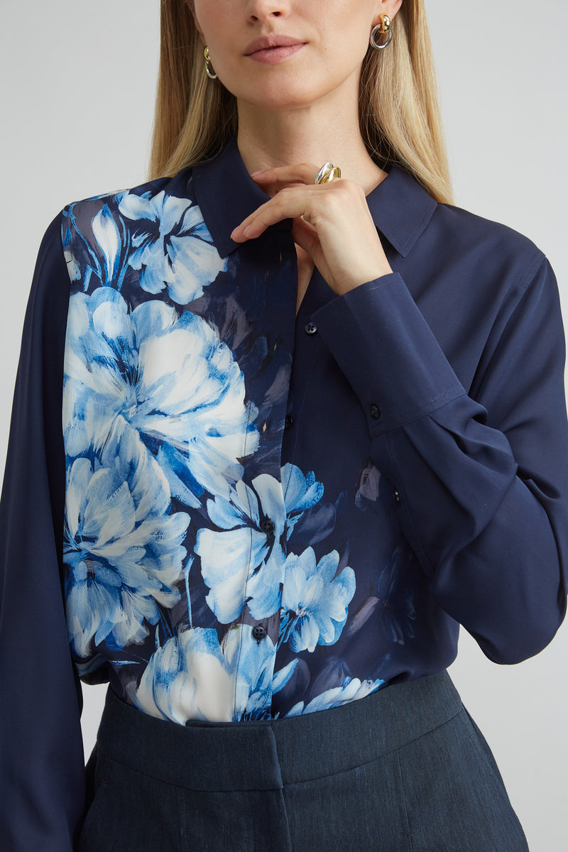 Silk Midnight Shadow Shirt