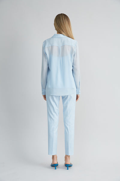 Silk Utility Texture Shirt Image 5