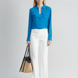 Silk Texture Utility Shirt
