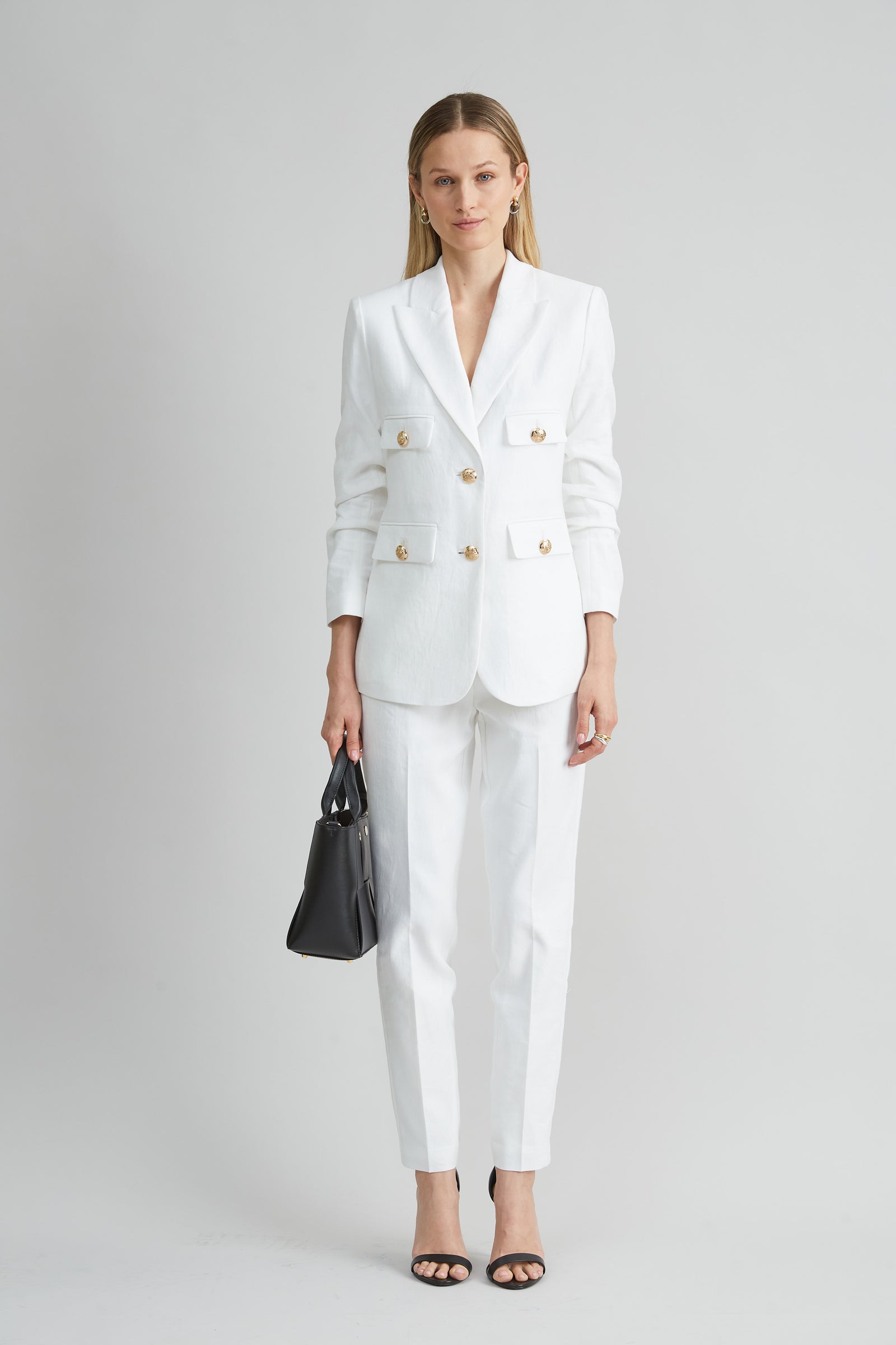 【さき】bibiy/LYA TAILORED JACKET（White） E405K105_E405K205_WHITE_288_16