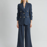 Pleated Linen Pant